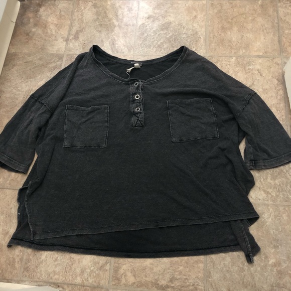 Free People Tops - Free People Thermal Button Henley Tee